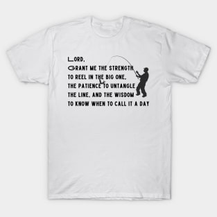 Serenity Fishing Prayer T-Shirt